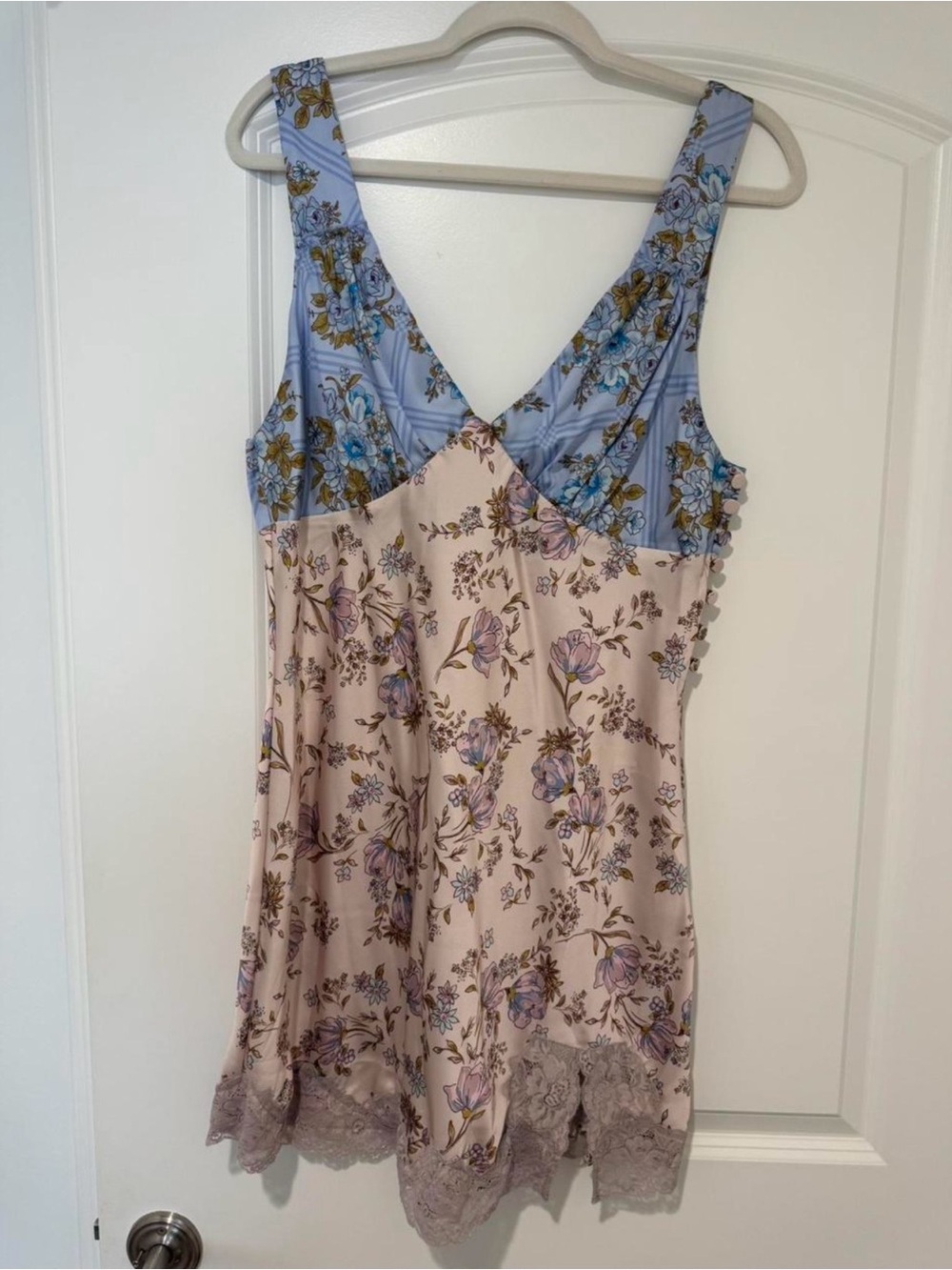 Free People American Rose Slip Dress in Tea Combo